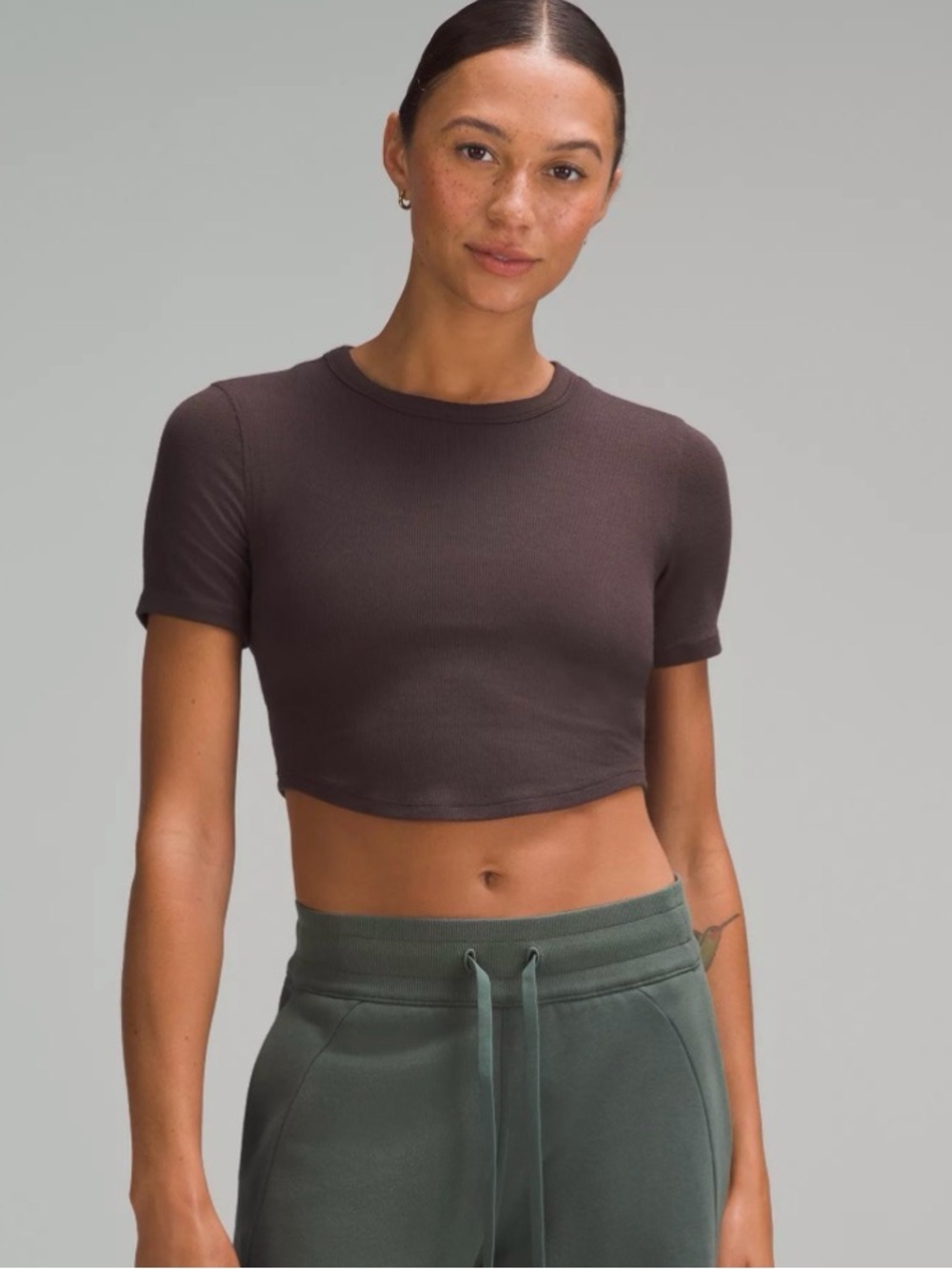 LULULEMON Hold Tight Cropped T-Shirt ESPR 8 - Worn Once